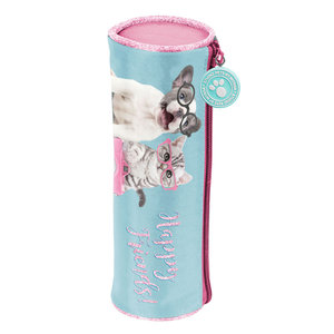 Iskolai tok Happy friends, kék, kerek-6